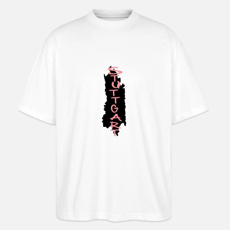 Stuttgart - T-shirt bio Blaster 2.0 coupe oversize Stanley/Stella Unisexe - blanc