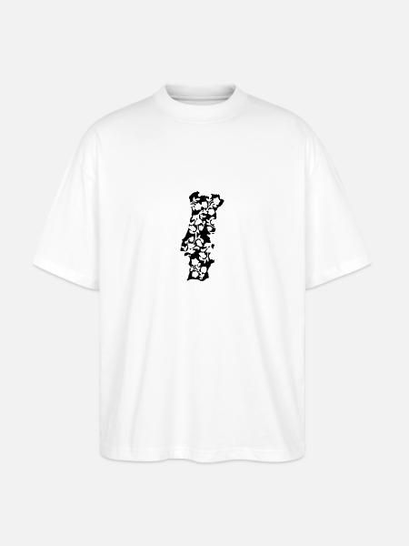 Portugal - Stanley/Stella Oversized Unisex Bio T-Shirt Blaster 2.0 - Weiß