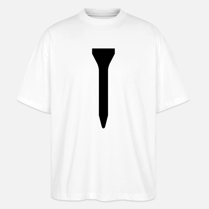 Golf Tee - Stanley/Stella Oversized Unisex Bio T-Shirt Blaster 2.0 - Weiß