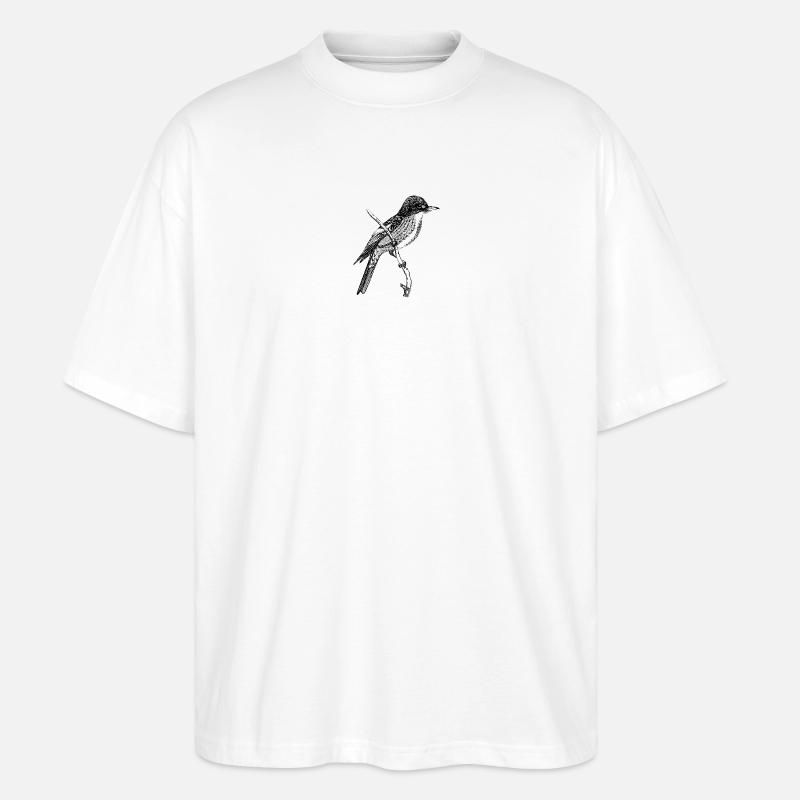 Vogel - Stanley/Stella Oversized Unisex Bio T-Shirt Blaster 2.0 - Weiß