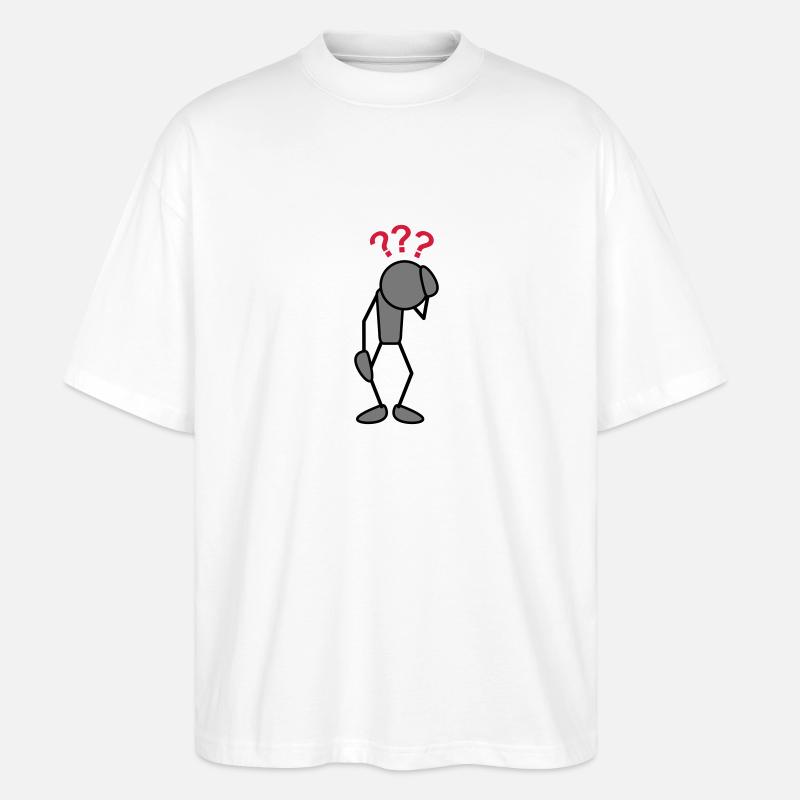 greyman_take_care_3c - Stanley/Stella Oversized Unisex Bio T-Shirt Blaster 2.0 - Weiß