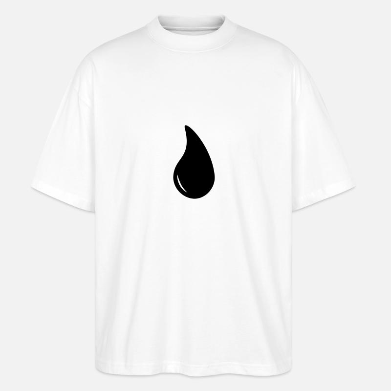Träne - Stanley/Stella Oversized Unisex Bio T-Shirt Blaster 2.0 - Weiß