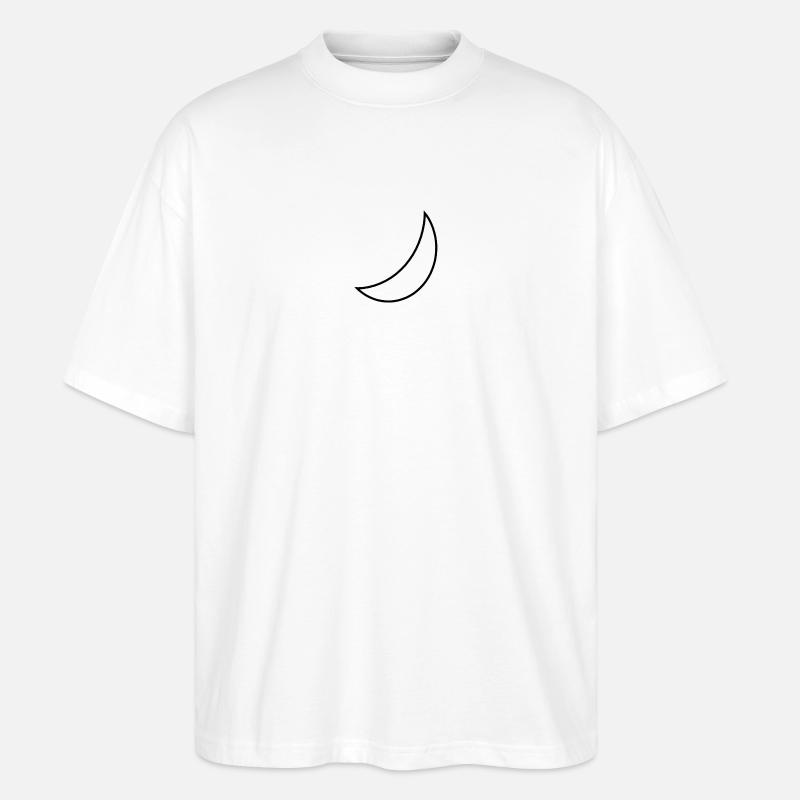 Lunar Moon - Stanley/Stella Oversized Unisex Bio T-Shirt Blaster 2.0 - Weiß