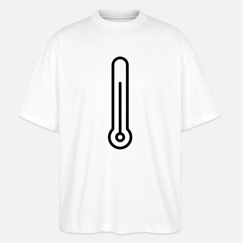 Thermometer - Stanley/Stella Oversized Unisex Bio T-Shirt Blaster 2.0 - Weiß