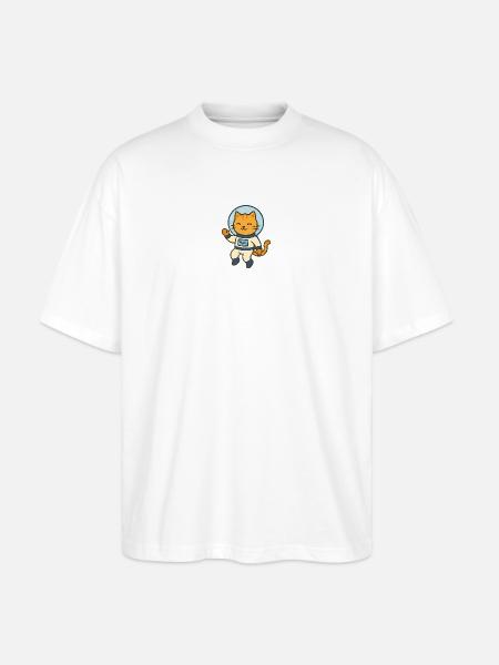Astrocat - Stanley/Stella Oversized Unisex Organic T-shirt Blaster 2.0 - white