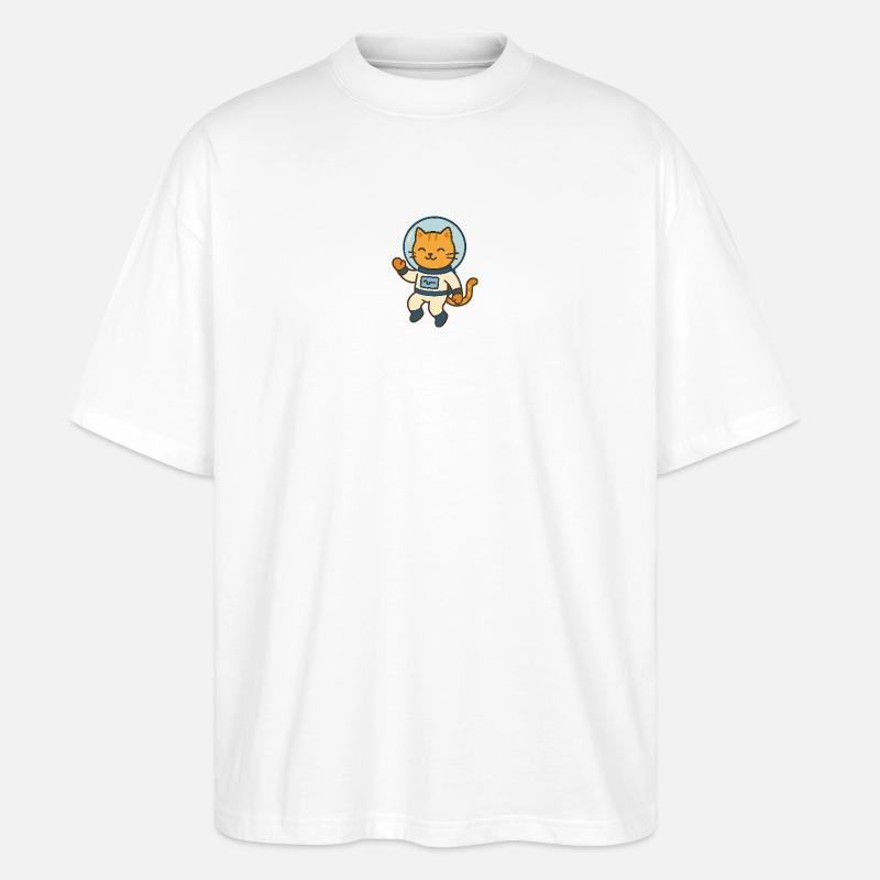 Astrochat - T-shirt bio Blaster 2.0 coupe oversize Stanley/Stella Unisexe - blanc