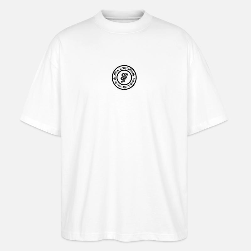 FC Stadt Ortsteil Gemeinde 1 - Stanley/Stella Oversized Unisex Bio T-Shirt Blaster 2.0 - Weiß