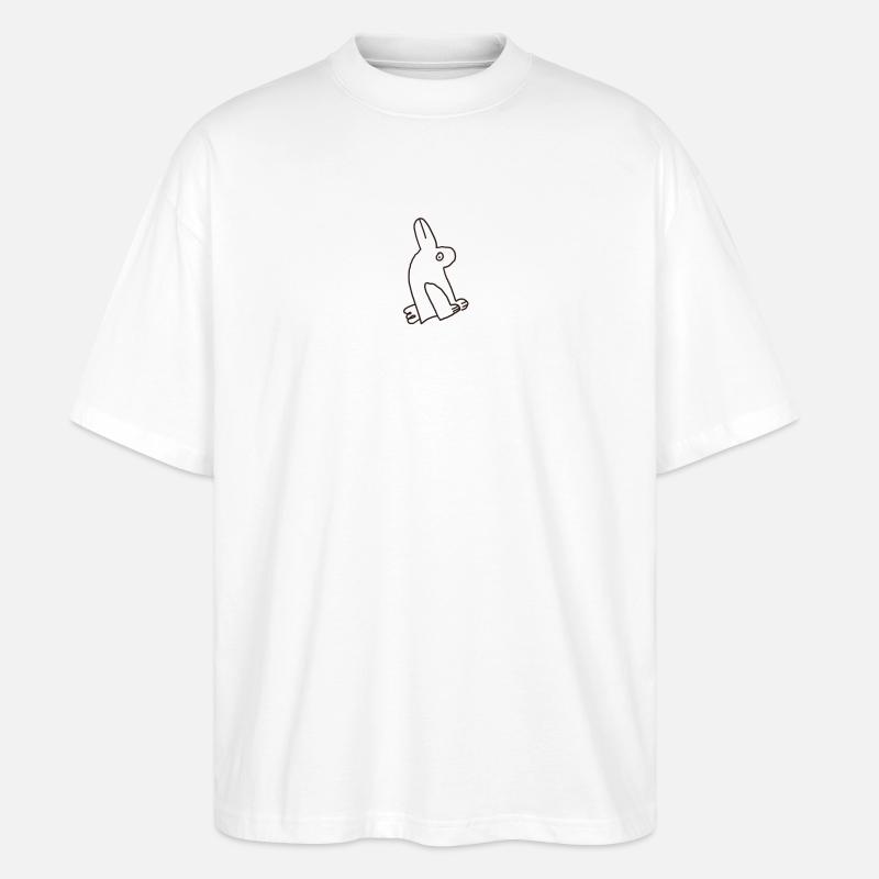 duckrabbit - Stanley/Stella Oversized Unisex Bio T-Shirt Blaster 2.0 - Weiß