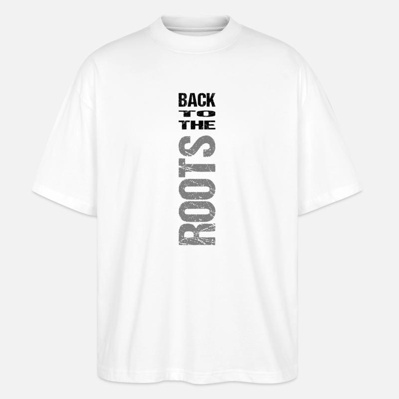 Back to the roots - Stanley/Stella Oversized Unisex Bio T-Shirt Blaster 2.0 - Weiß