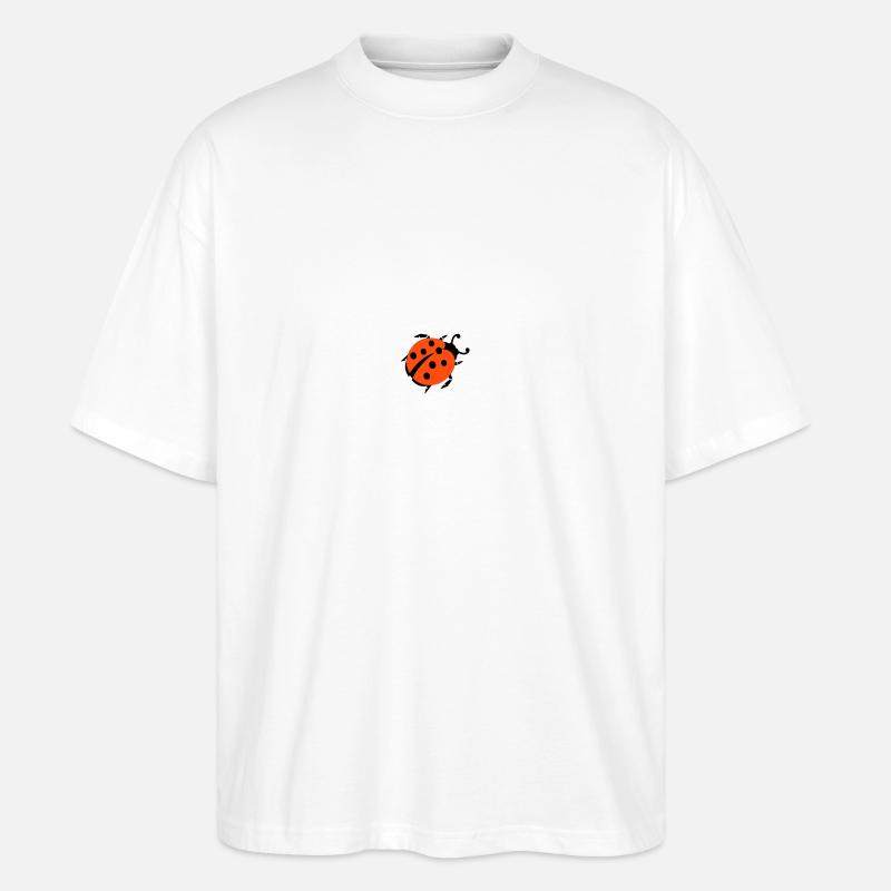 ladybug marienkaefer - T-shirt bio Blaster 2.0 coupe oversize Stanley/Stella Unisexe - blanc