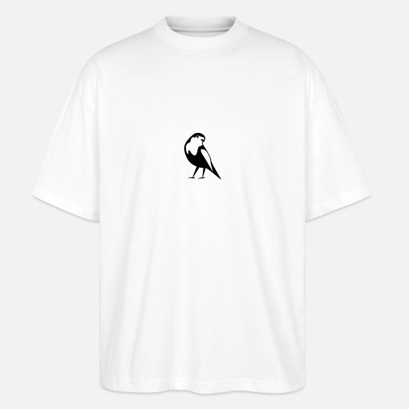 Vogel - Stanley/Stella Oversized Unisex Bio T-Shirt Blaster 2.0 - Weiß