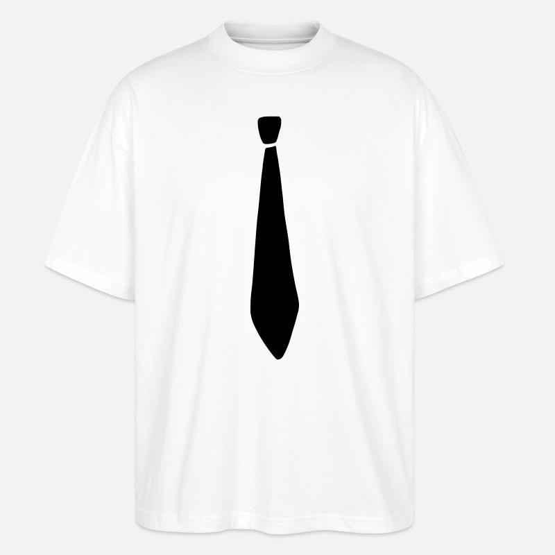 tie - Stanley/Stella Oversized Unisex Organic T-shirt Blaster 2.0 - white