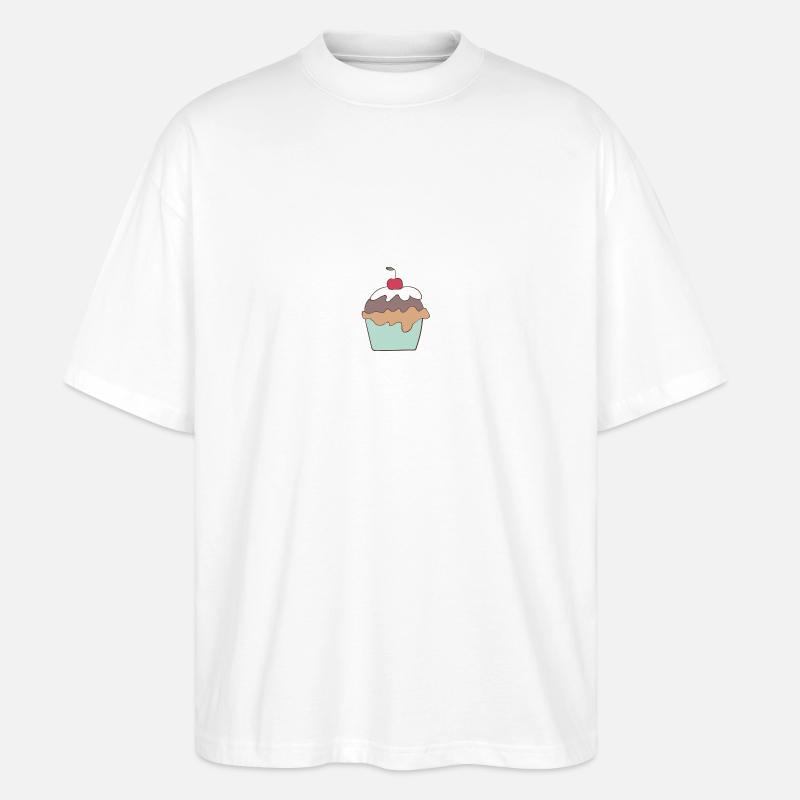 Cupcake - Stanley/Stella Oversized Unisex Bio T-Shirt Blaster 2.0 - Weiß