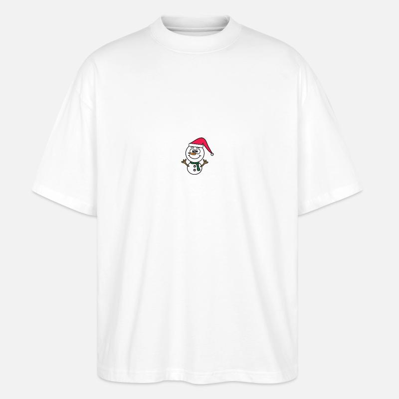 Schneemann - Stanley/Stella Oversized Unisex Bio T-Shirt Blaster 2.0 - Weiß