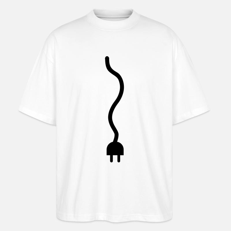 Kabel - Stanley/Stella Oversized Unisex Bio T-Shirt Blaster 2.0 - Weiß