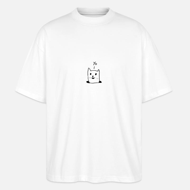 cool Cat - T-shirt bio Blaster 2.0 coupe oversize Stanley/Stella Unisexe - blanc