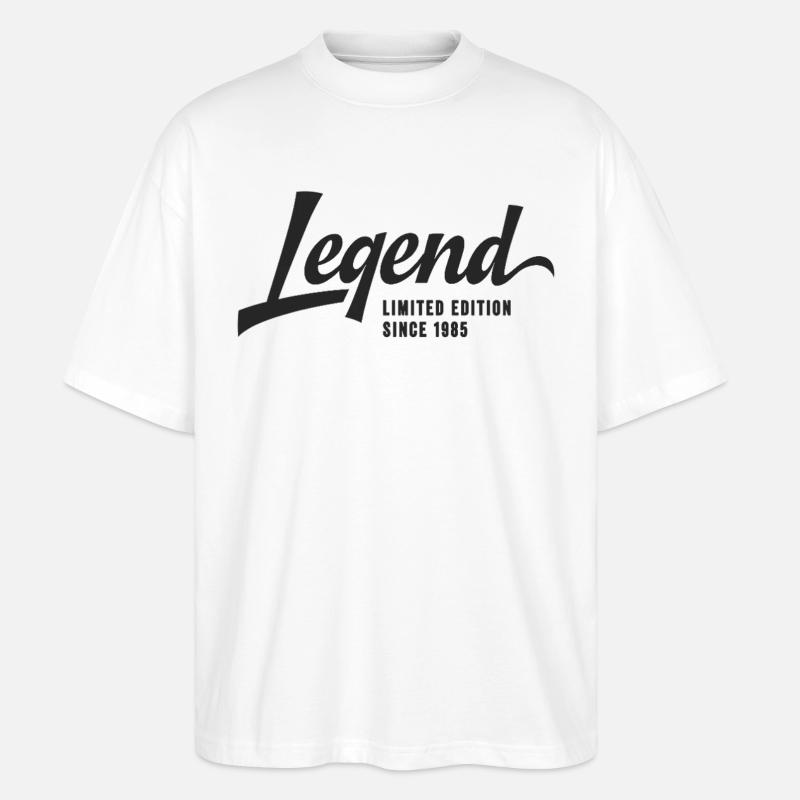 Legend Limited Edition Since 1985 - Stanley/Stella Oversized Unisex Bio T-Shirt Blaster 2.0 - Weiß