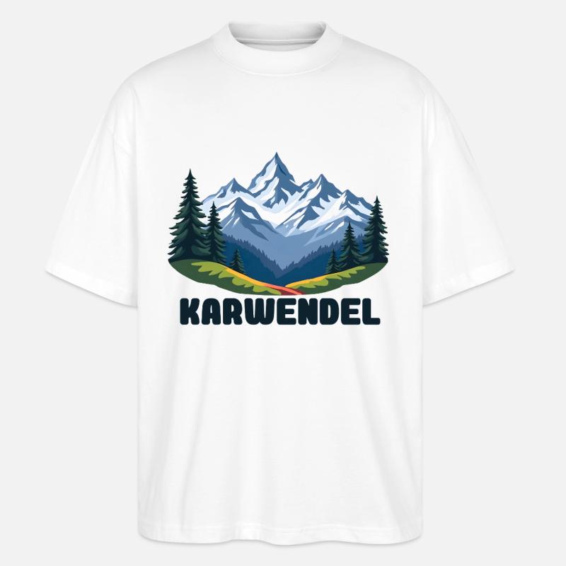Karwendel - Stanley/Stella Oversized Unisex Bio T-Shirt Blaster 2.0 - Weiß