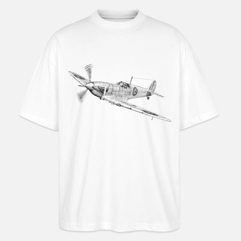 Spitfire - Stanley/Stella Oversized Unisex Bio T-Shirt Blaster 2.0 - Weiß