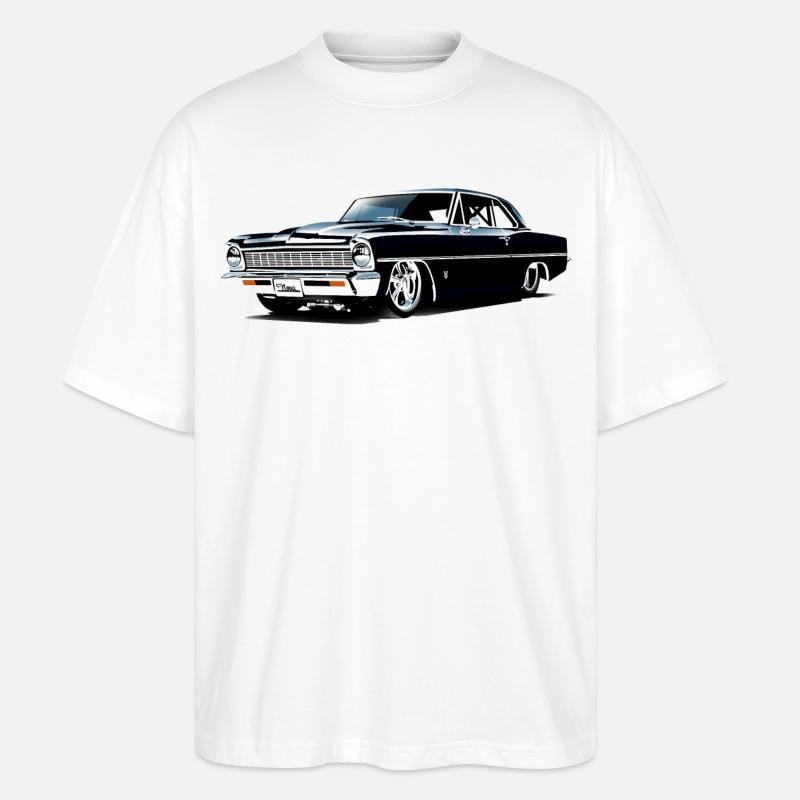Chevy II Nova Super Sport - Stanley/Stella Oversized Unisex Bio T-Shirt Blaster 2.0 - Weiß