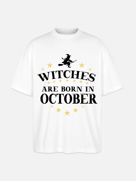 Witches October - Stanley/Stella Oversized Unisex Organic T-shirt Blaster 2.0 - white