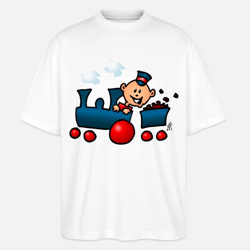 Train - T-shirt bio Blaster 2.0 coupe oversize Stanley/Stella Unisexe - blanc