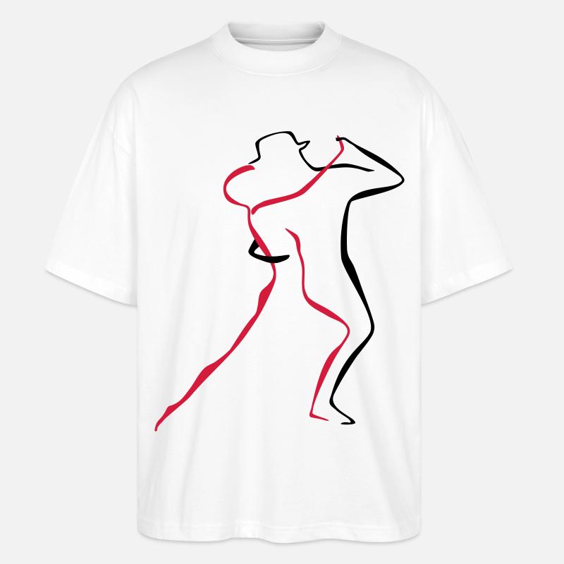 Tango-4-1 - Stanley/Stella Oversized Unisex Bio T-Shirt Blaster 2.0 - Weiß