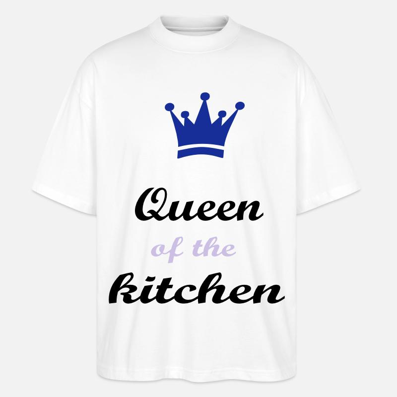 Kochen - Stanley/Stella Oversized Unisex Bio T-Shirt Blaster 2.0 - Weiß