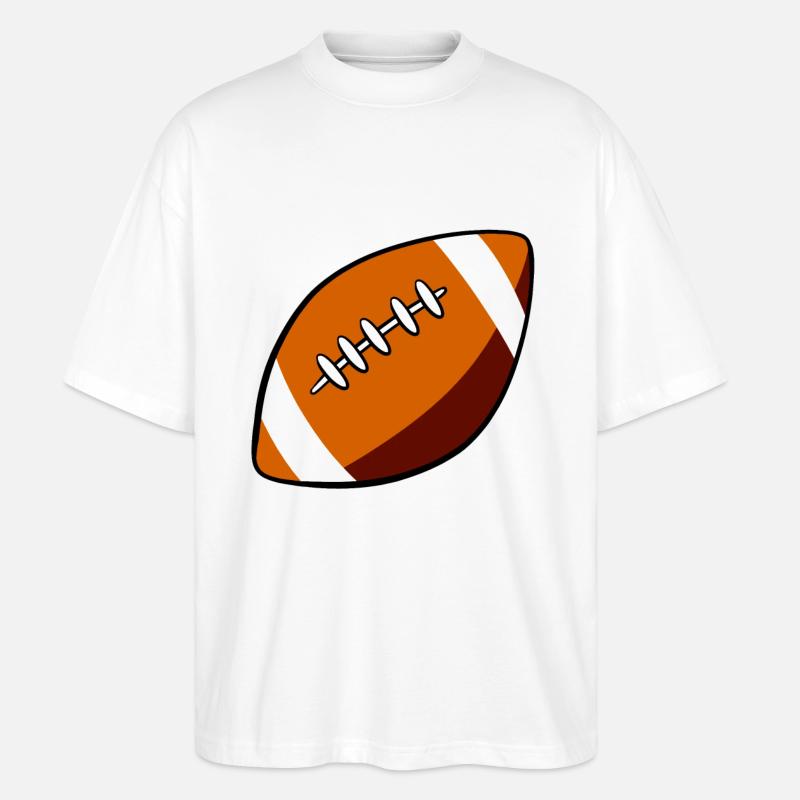 rugby - Stanley/Stella Oversized Unisex Organic T-shirt Blaster 2.0 - white