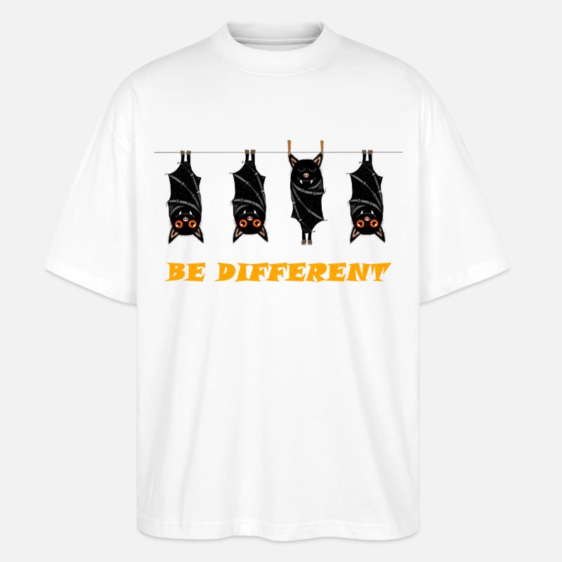 Anders sein - Stanley/Stella Oversized Unisex Bio T-Shirt Blaster 2.0 - Weiß