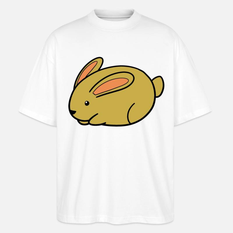 Hase - Stanley/Stella Oversized Unisex Bio T-Shirt Blaster 2.0 - Weiß