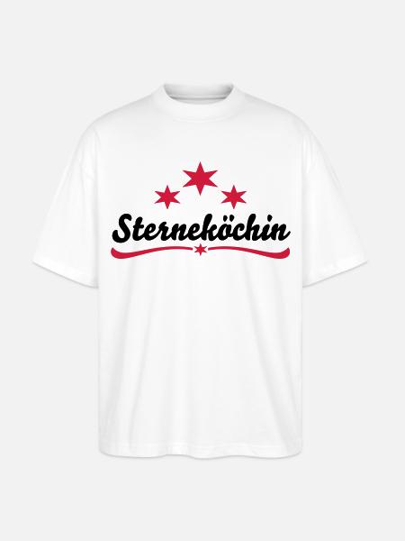Kochen - Stanley/Stella Oversized Unisex Bio T-Shirt Blaster 2.0 - Weiß
