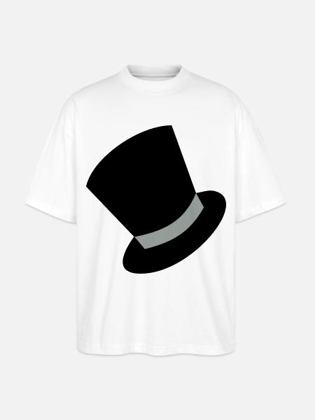zylinder - Stanley/Stella Oversized Unisex Bio T-Shirt Blaster 2.0 - Weiß