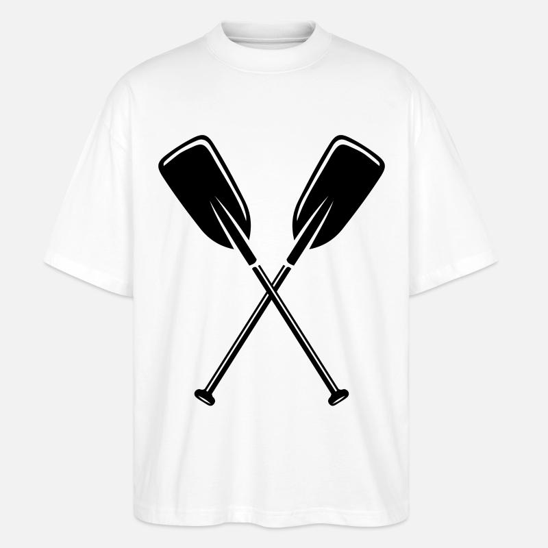 2 Paddel - Stanley/Stella Oversized Unisex Bio T-Shirt Blaster 2.0 - Weiß