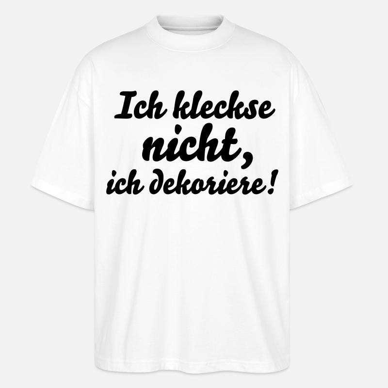 baby humor spruch - Stanley/Stella Oversized Unisex Bio T-Shirt Blaster 2.0 - Weiß