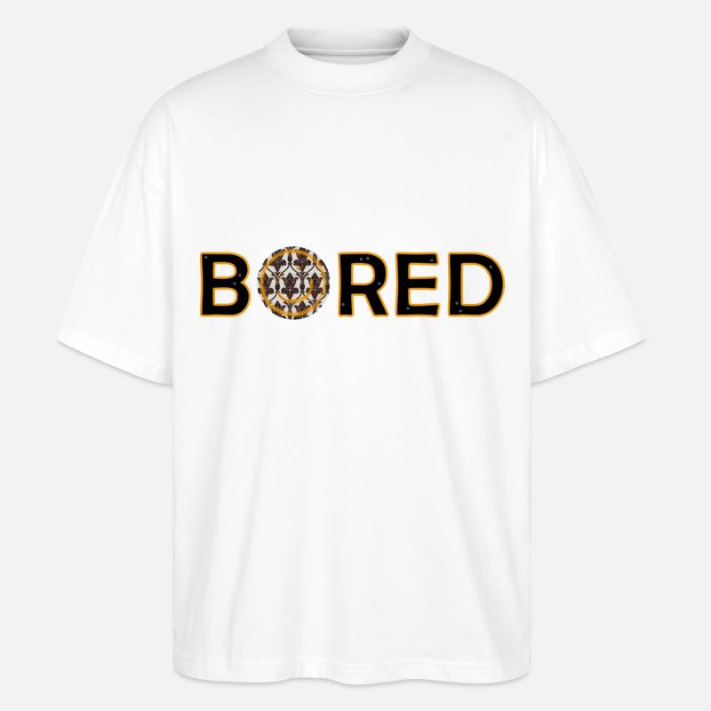 Bored - Stanley/Stella Oversized Unisex Bio T-Shirt Blaster 2.0 - Weiß