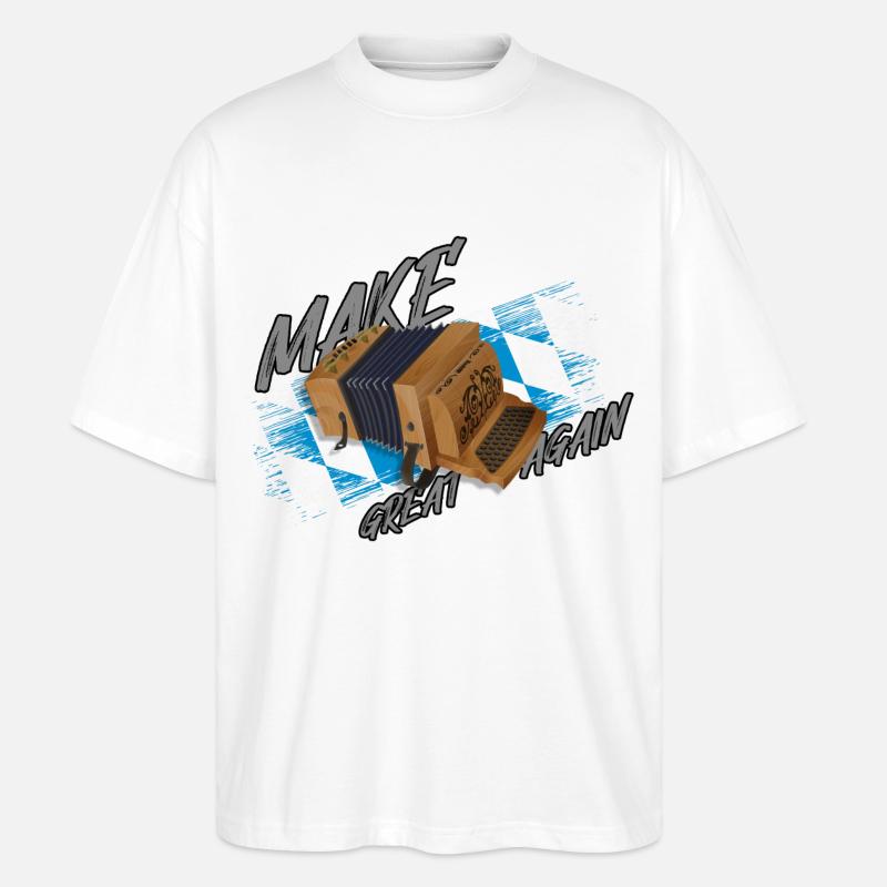 Make Ziach GREAT AGAIN | ZiachON! - Stanley/Stella Oversized Unisex Bio T-Shirt Blaster 2.0 - Weiß