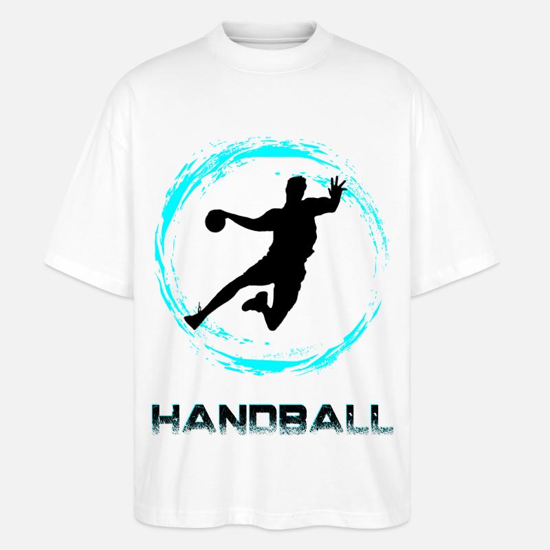Handball - Stanley/Stella Oversized Unisex Bio T-Shirt Blaster 2.0 - Weiß