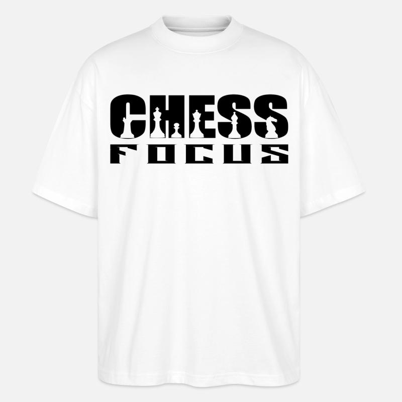 Chess Focus - T-shirt bio Blaster 2.0 coupe oversize Stanley/Stella Unisexe - blanc