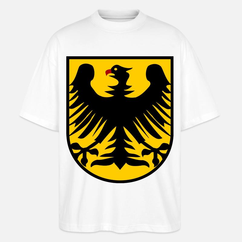The German Eagle - Stanley/Stella Oversized Unisex Organic T-shirt Blaster 2.0 - white