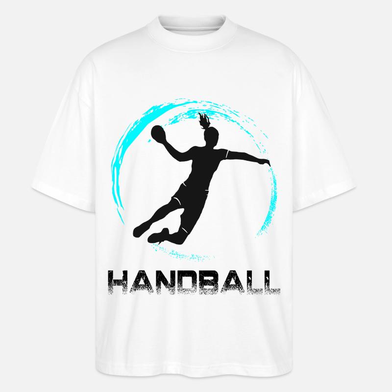 Handball - Stanley/Stella Oversized Unisex Bio T-Shirt Blaster 2.0 - Weiß