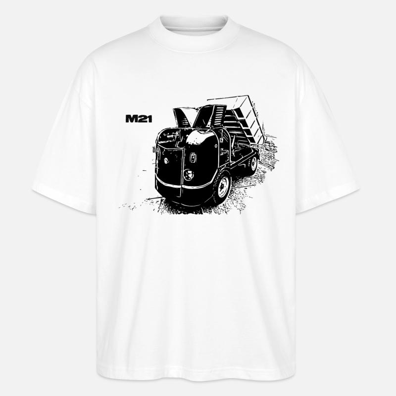 Multicar M21 - Stanley/Stella Oversized Unisex Bio T-Shirt Blaster 2.0 - Weiß
