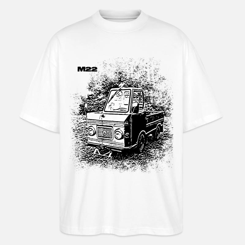 Multicar M22 - Stanley/Stella Oversized Unisex Organic T-shirt Blaster 2.0 - white