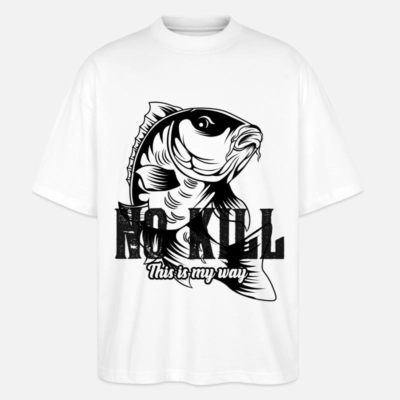 Carpe – no kill 2022 - Stanley/Stella Oversized Unisex Bio T-Shirt Blaster 2.0 - Weiß