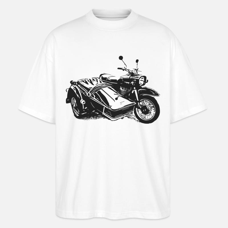 Simson Schwalbe Duo - Stanley/Stella Oversized Unisex Bio T-Shirt Blaster 2.0 - Weiß
