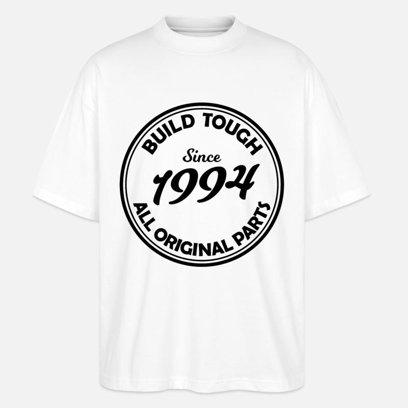 Geboren in 1994 - Stanley/Stella Oversized Unisex Bio T-Shirt Blaster 2.0 - Weiß