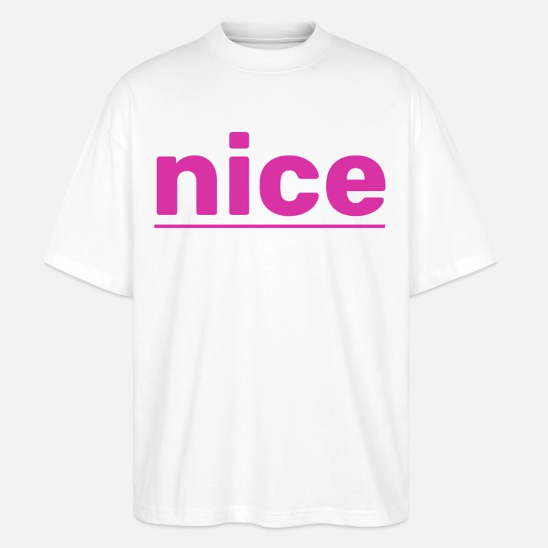 nice - Stanley/Stella Oversized Unisex Organic T-shirt Blaster 2.0 - white