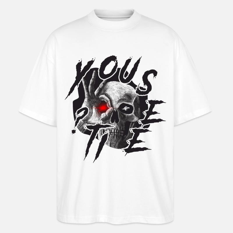 Siehst du es ? - Stanley/Stella Oversized Unisex Bio T-Shirt Blaster 2.0 - Weiß