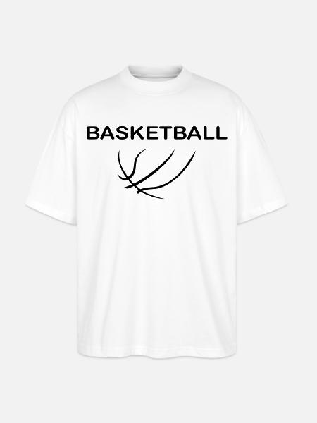 Basket-ball - T-shirt bio Blaster 2.0 coupe oversize Stanley/Stella Unisexe - blanc