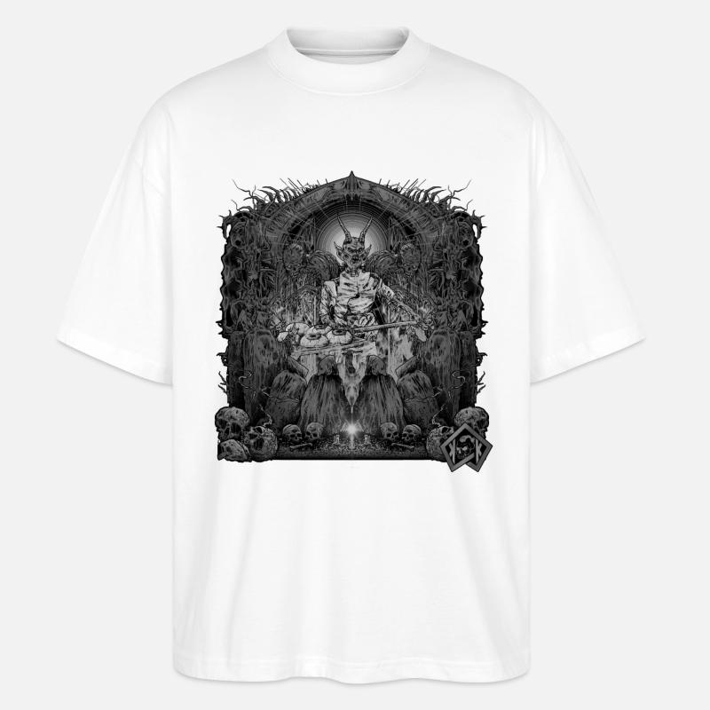 Baker, Baker, Master Baker, Master Baker - Stanley/Stella Oversized Unisex Organic T-shirt Blaster 2.0 - white